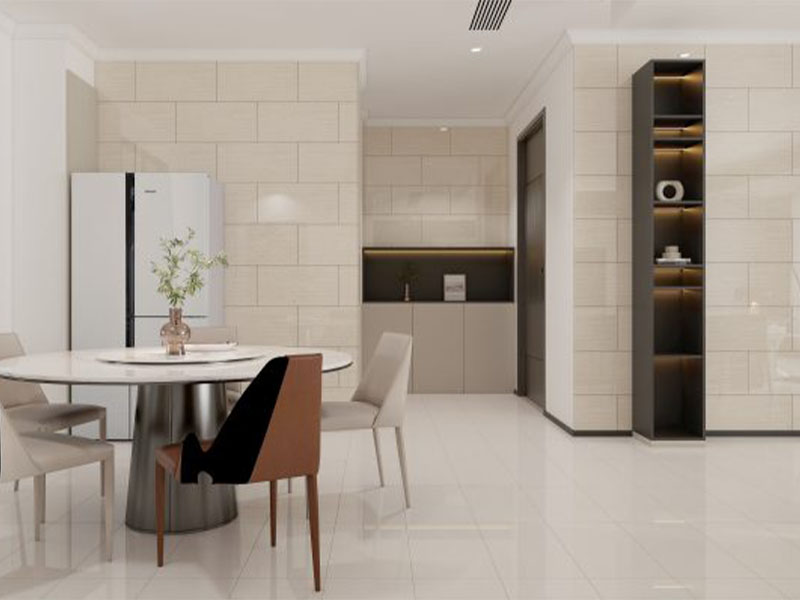 Phối cảnh gạch ốp tường 30x60 Đồng Tâm 3060TRAVERTINE002