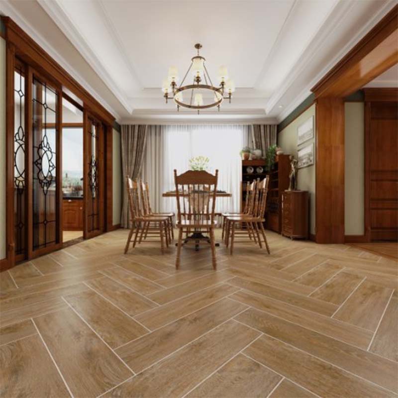 Toàn cảnh gạch lót sàn Đồng Tâm 2080WOOD009