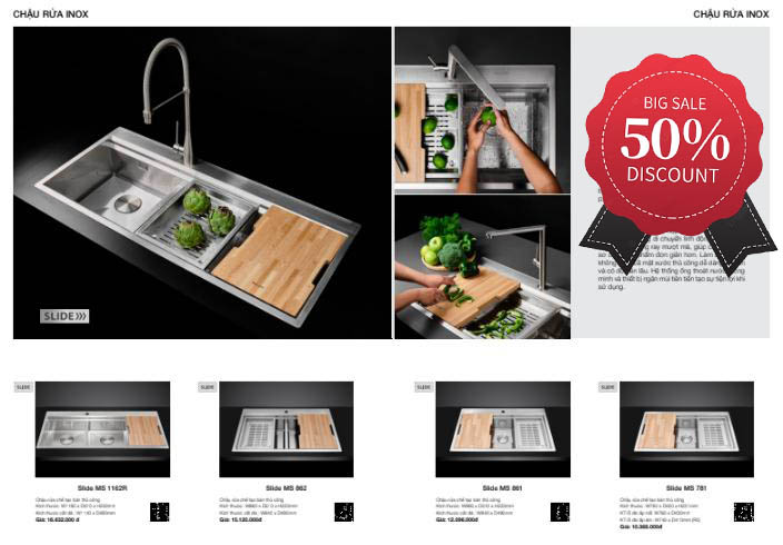 ​​​​​​​Chậu rửa chén – Bền đẹp từng chi tiết khuyến mãi đến 50% tại Hưng Phát