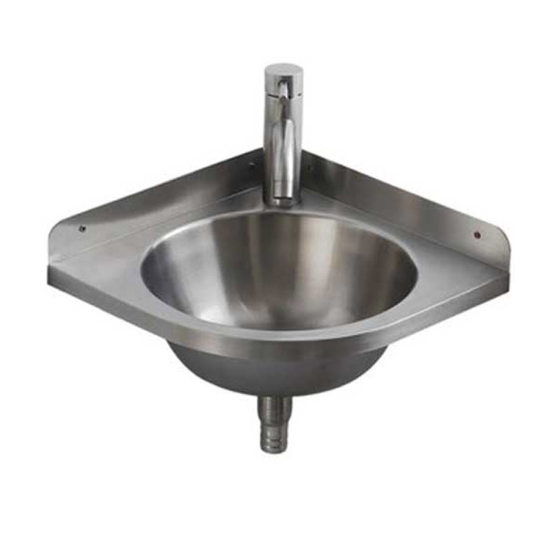 Chậu rửa mặt bằng inox (thép không rỉ) với thiết kế tối giản và bền bỉ với thời gian