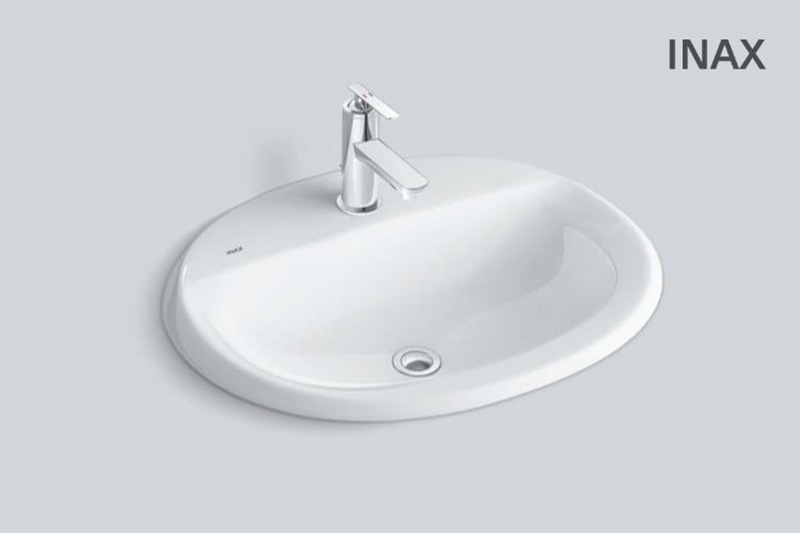 Lavabo Inax dương vành