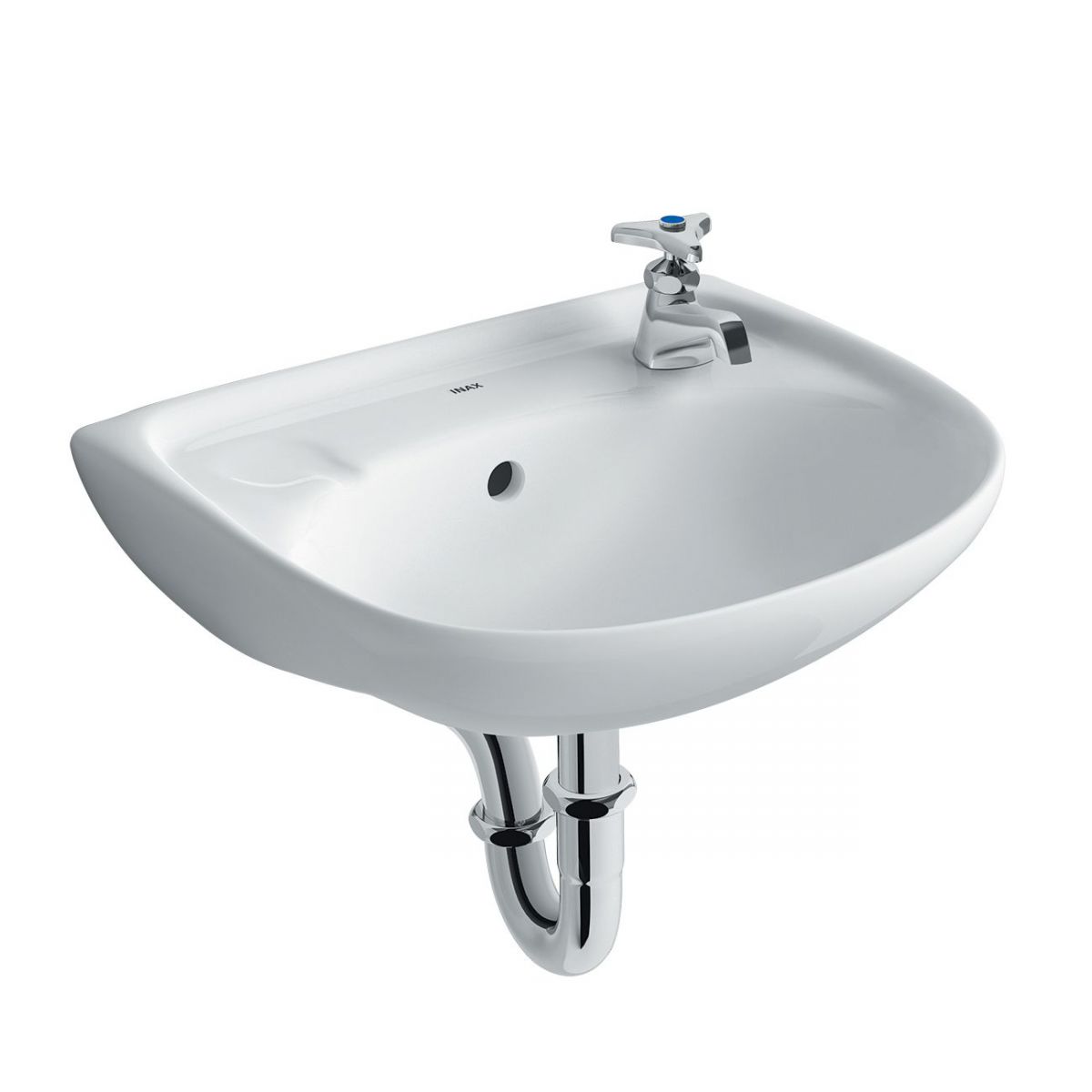 Mẫu lavabo Inax treo tường không chân L-280V thiết kế tinh tế nhỏ gọn và tiết kiệm được nhiều không gian hơn