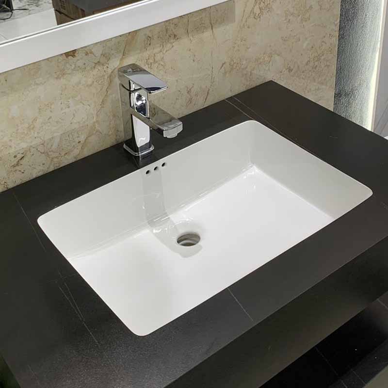 Lavabo âm bàn chữ nhật