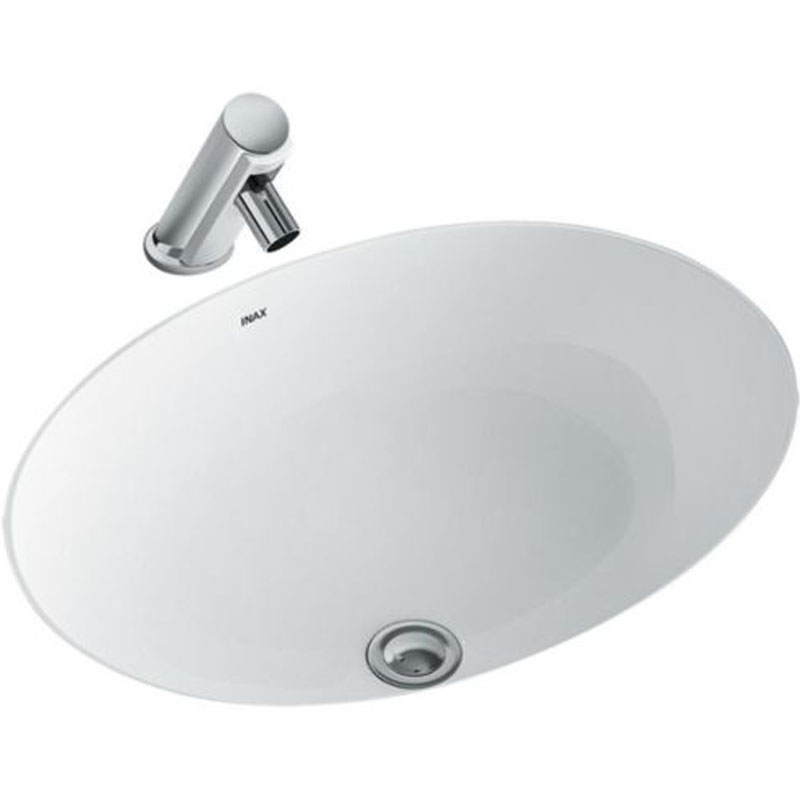 Lavabo âm bàn dáng tròn hoặc oval