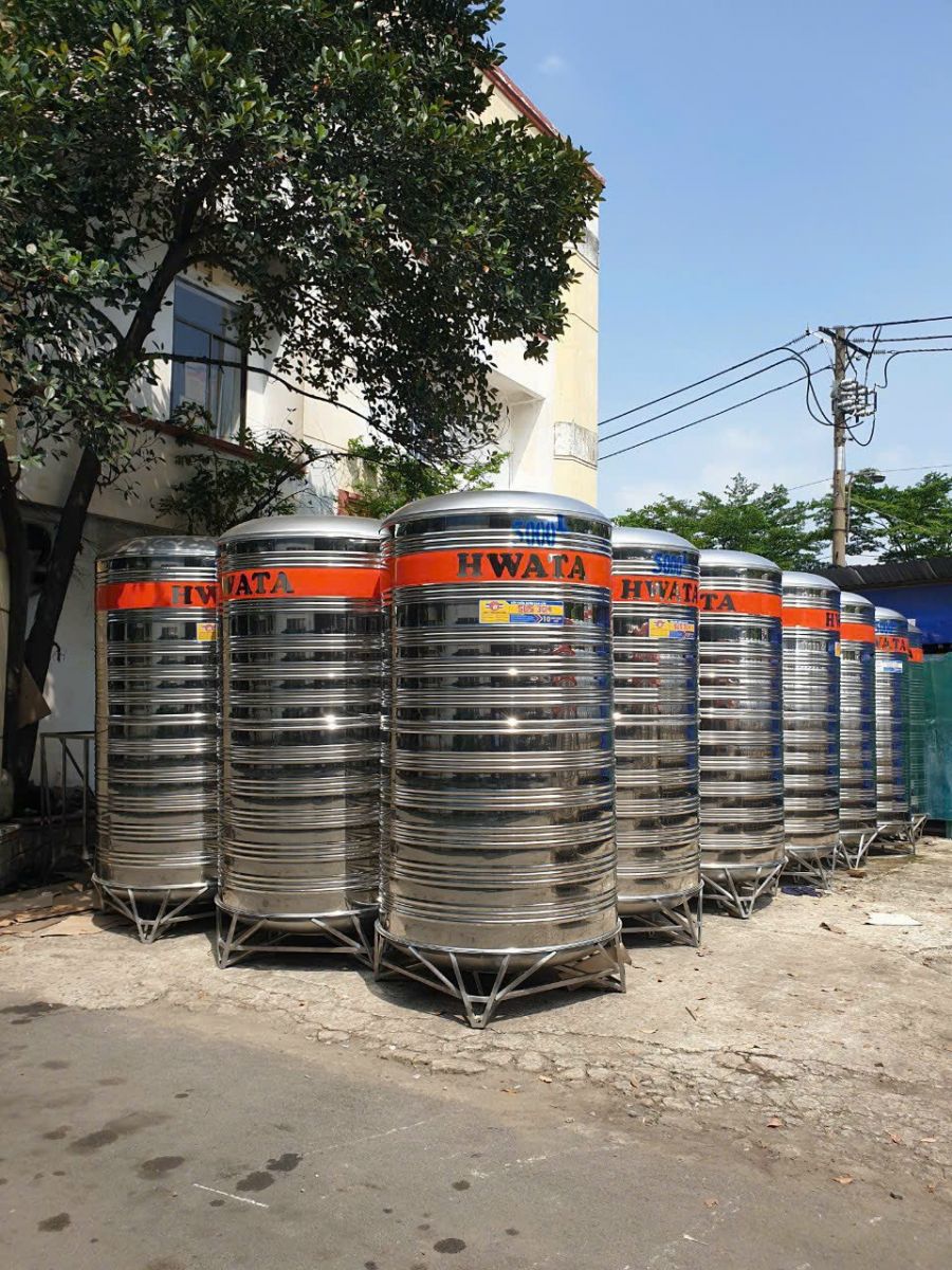 Bồn nước inox Hwata đứng Chính hãng giá rẻ