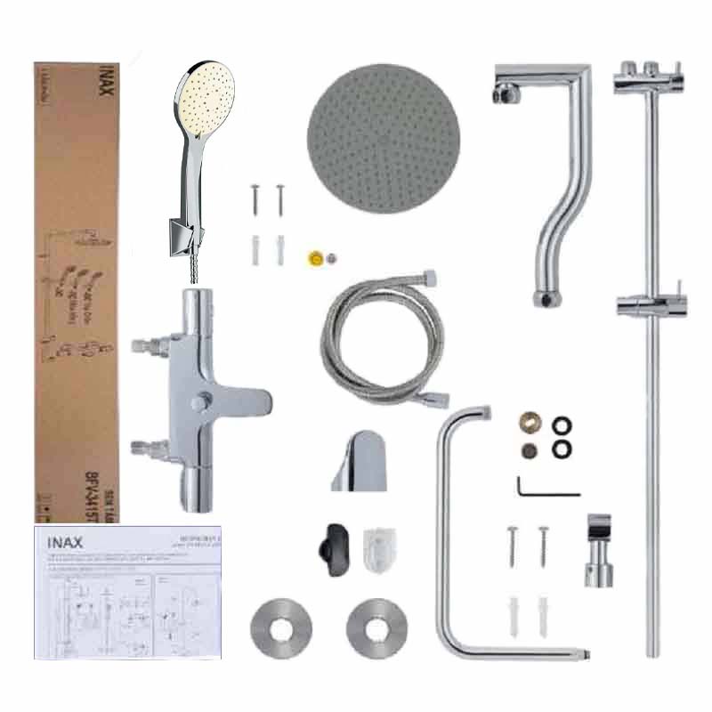 Chi tiết vòi sen tắm cây Inax BFV-3415T-9C nhiệt độ