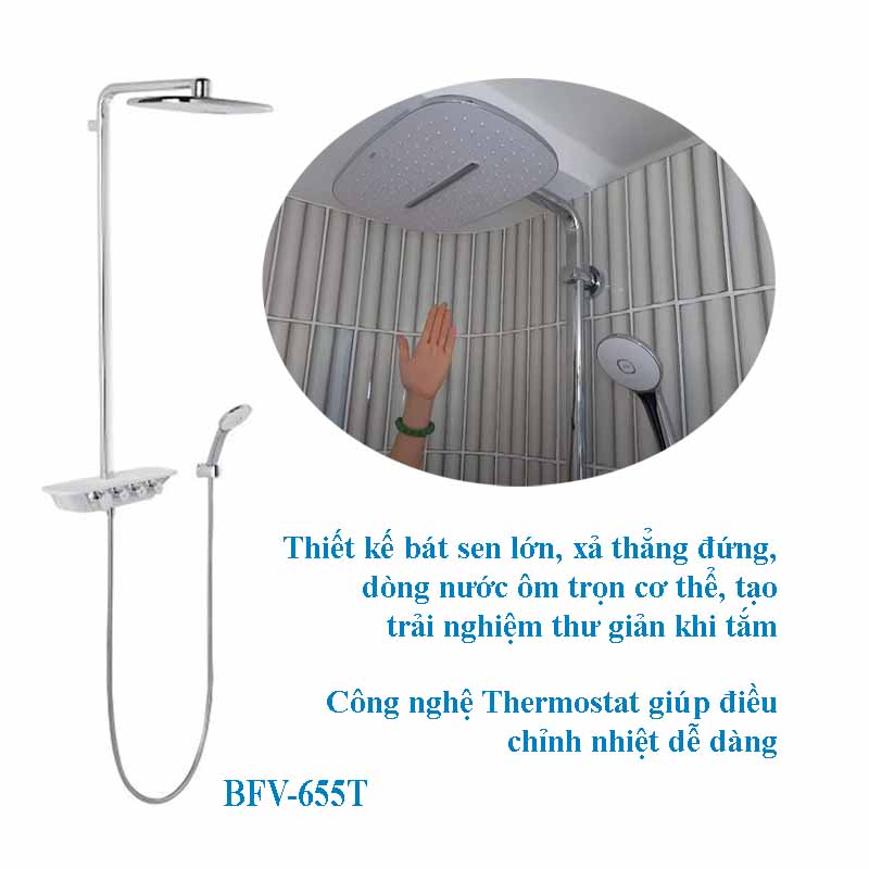 Tính năng sen cây Inax BFV-655T nhiệt độ