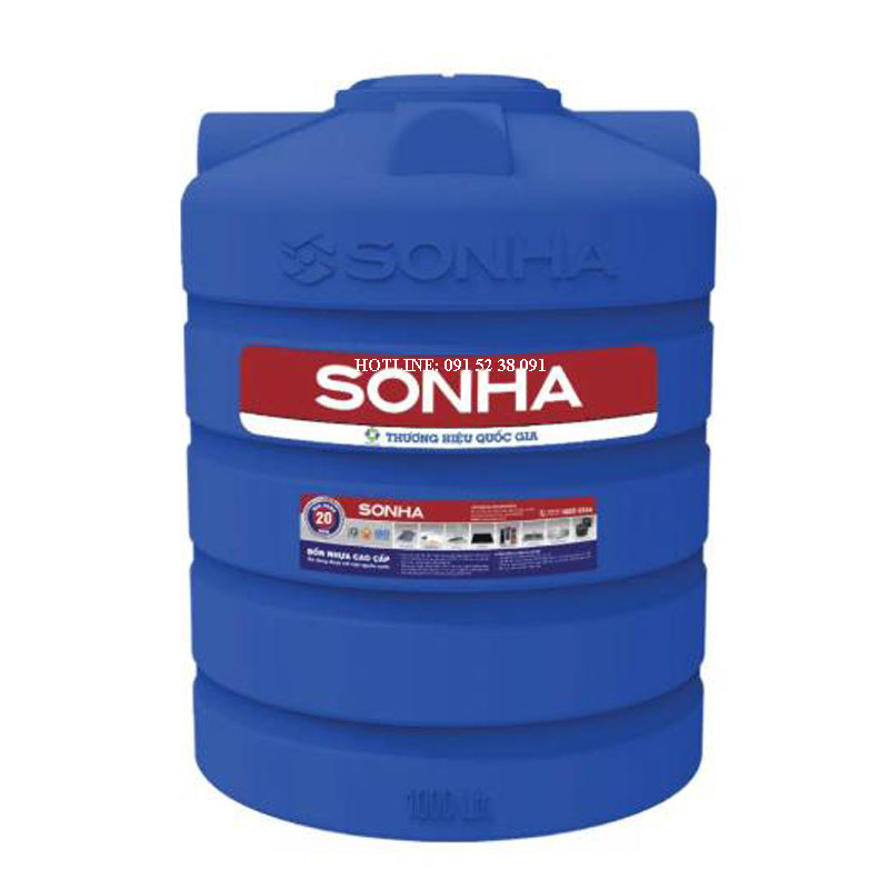 Mẫu bồn nước nhựa Sơn Hà 1000L cao cấp