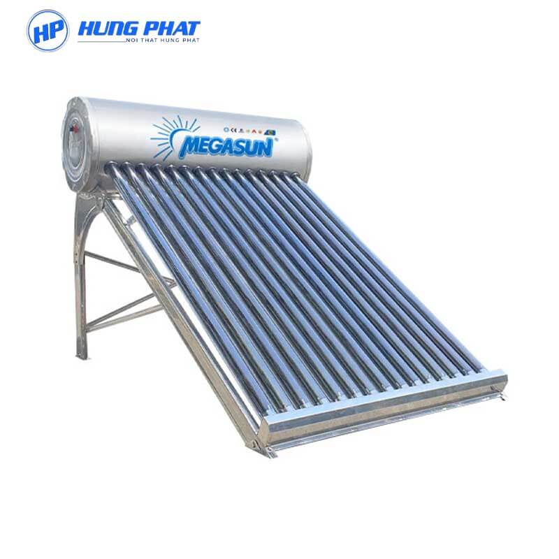 Bình nước nóng năng lượng mặt trời Megasun KAS-SUPER - Lõi bồn INOX 316 – loại thép không gỉ thường dùng trong lĩnh vực y tế, khả năng chống ăn mòn vượt trội