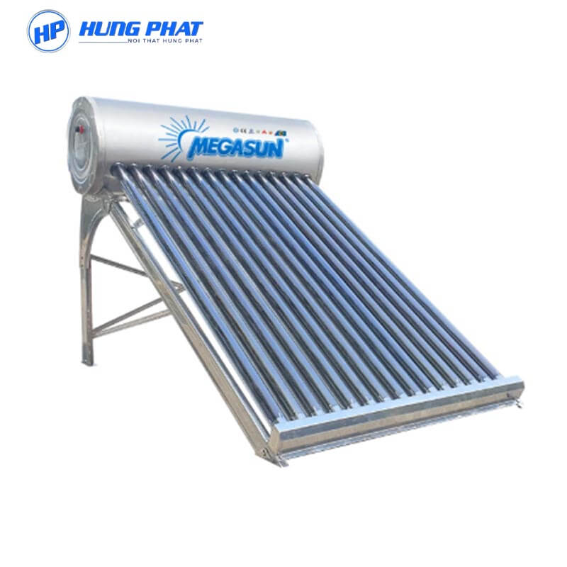 Bình nước nóng năng lượng mặt trời Megasun KSS lõi bình 304 cao cấp, với ứng dụng công nghệ sản xuất tiên tiến từ Châu Âu có độ bền vượt trội