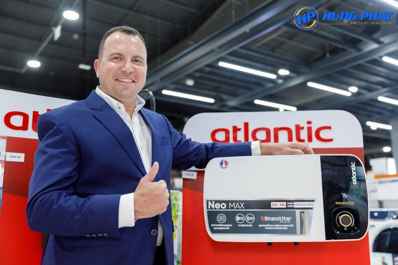Máy nước nóng Atlantic chính hãng giá tốt tại Nội Thất Hưng Phát