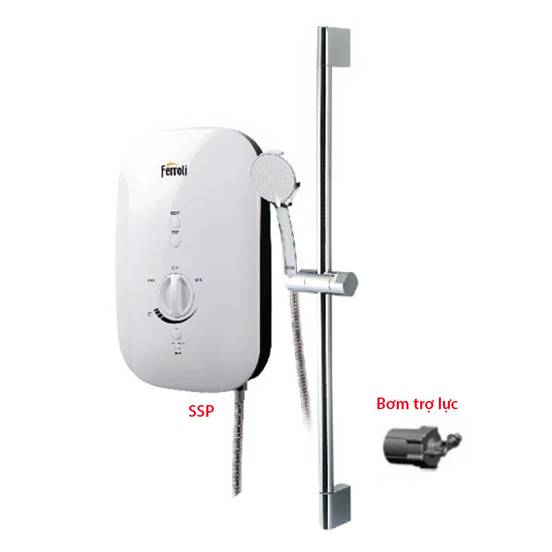 Máy nước nóng Ferroli có bơm trợ lực giá rẻ chính hãng tại Nội Thất Hưng Phát