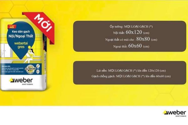 keo dán gạch weber tai gres