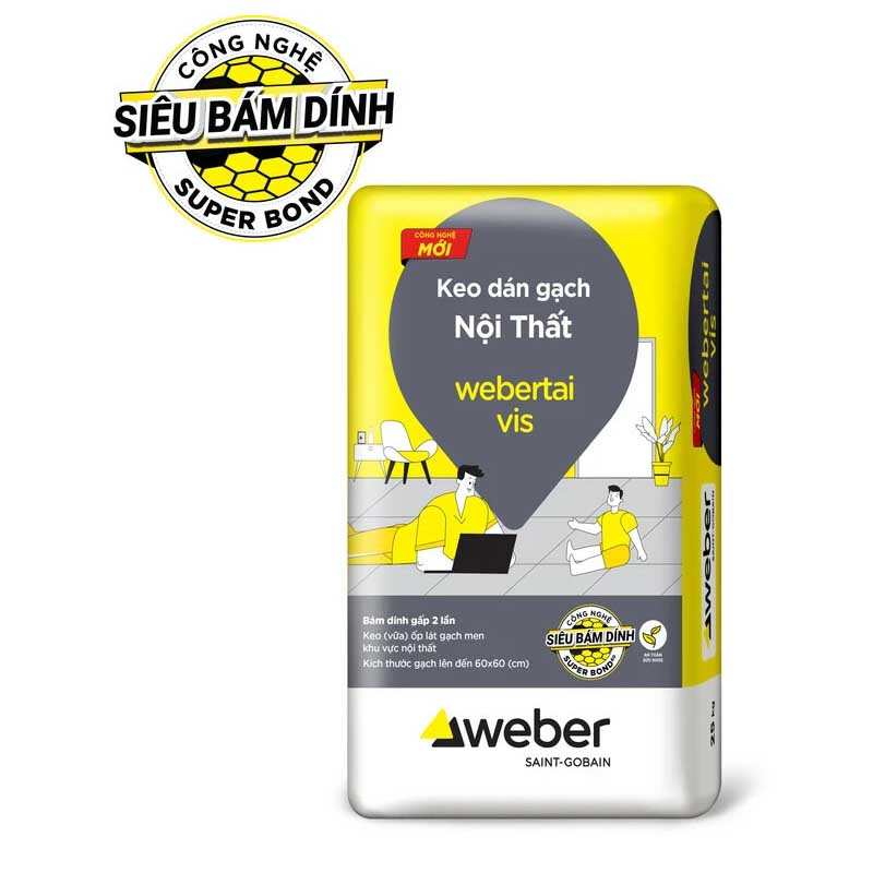 ​​​​​​​Keo dán gạch weber tai vis chính hãng giá rẻ tai Nội Thất Hưng Phát