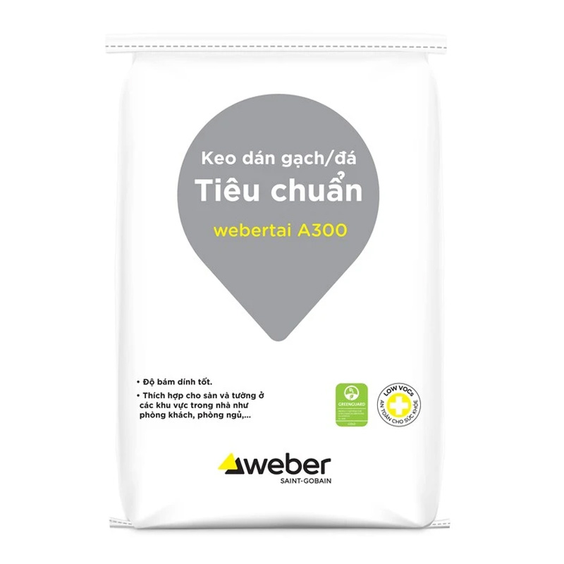 Mẫu keo dán gạch webertai A300