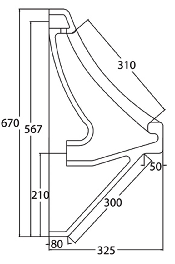 Bồn tiểu nam treo tường Viglacera T50