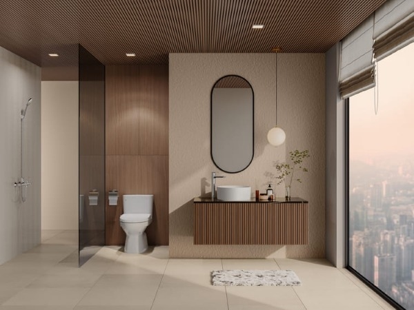 Bồn cầu 1 khối INAX xả xoáy ứng dụng công nghệ xả xoáy mạnh mẽ, giúp cuốn trôi chất bẩn hiệu quả mà tiết kiệm nước, dễ lau chùi