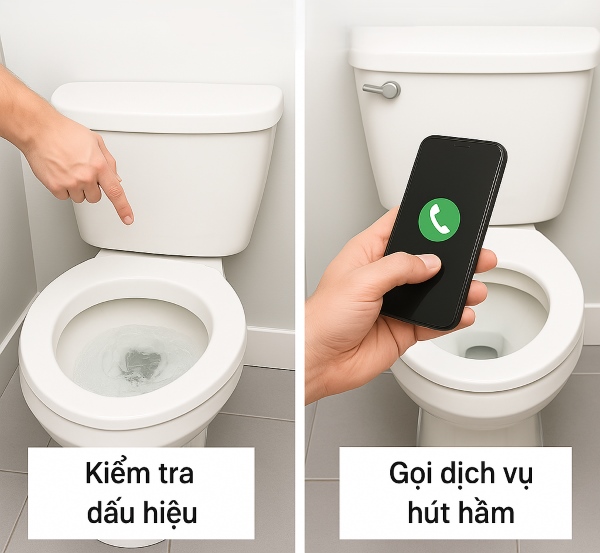 Nếu các cách trên không hiệu quả, hãy gọi thợ chuyên nghiệp để kiểm tra và xử lý triệt để vấn đề