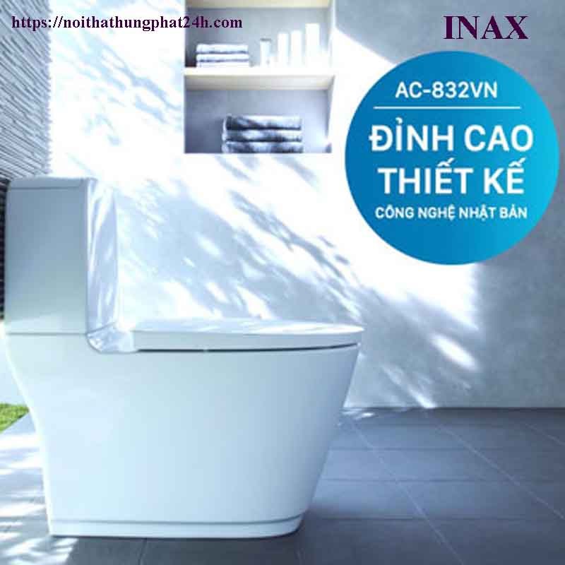 Bồn cầu INAX 2 khối AC-832VN là lựa chọn hoàn hảo cho những ai yêu thích phong cách hiện đại, sang trọng nhưng vẫn sở hữu hiệu năng vượt trội