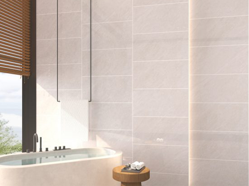 Phối cảnh phòng tắm ốp gạch ốp tường 40x80 Đồng Tâm VAMCOTAY001H+