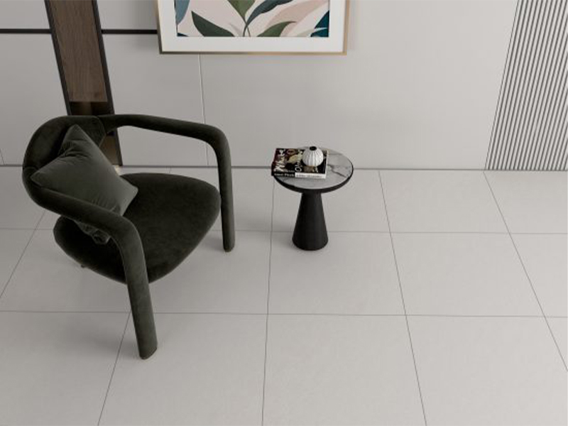 Phối cảnh ốp gạch lát nền vân đá 60x60 Đồng Tâm HONKHOAI008