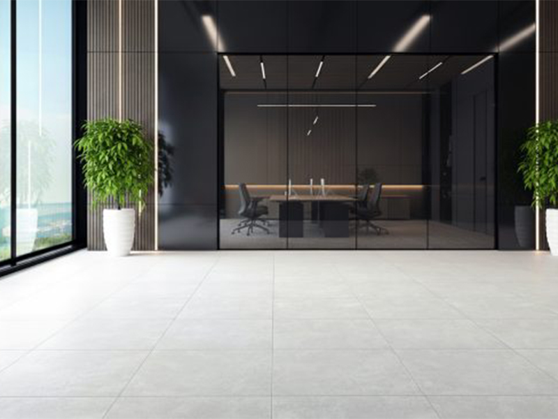 Phối cảnh ốp gạch vân đá 60x60 Đồng Tâm HONKHOAI011