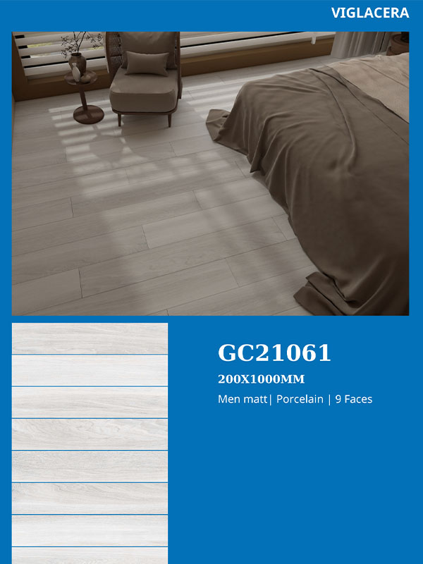Phối cảnh gạch viglacera 20x100 GC21061