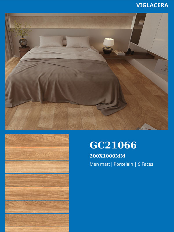 Phối cảnh gạch 20x100 Viglacera GC21066