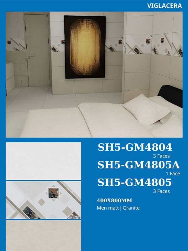 Phối cảnh gạch lát nền Viglacera 40x80 SH5-GM4804-05-05A