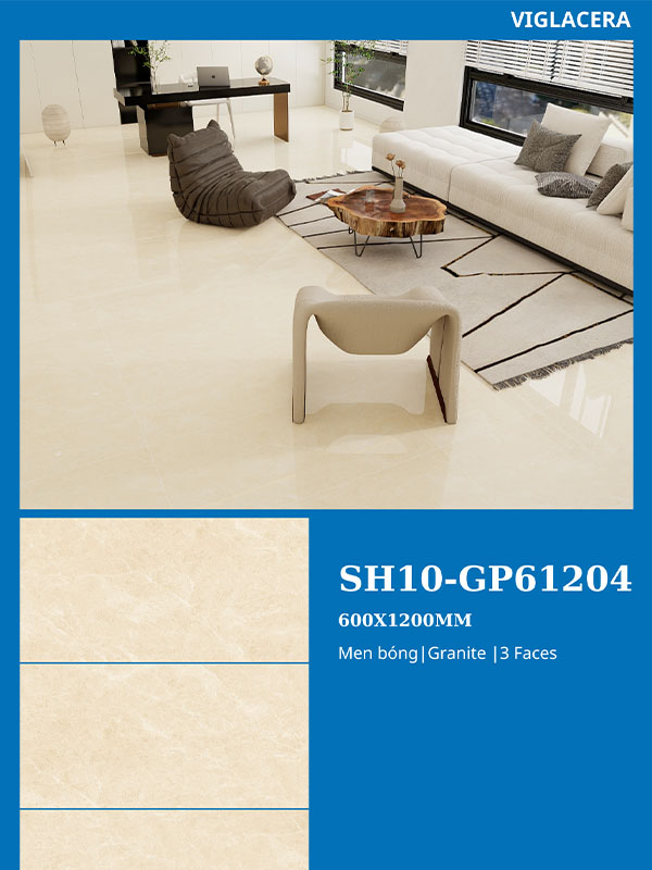 Phối cảnh gạch 60x120 Viglacera SH10-GP61204