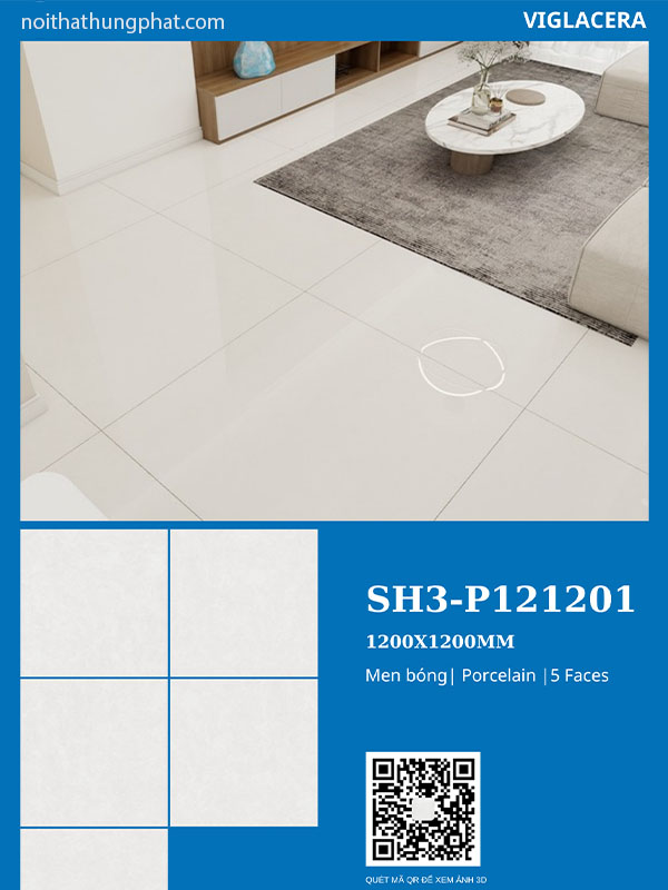 Phối cảnh gạch granite Viglacera SH3-P121201