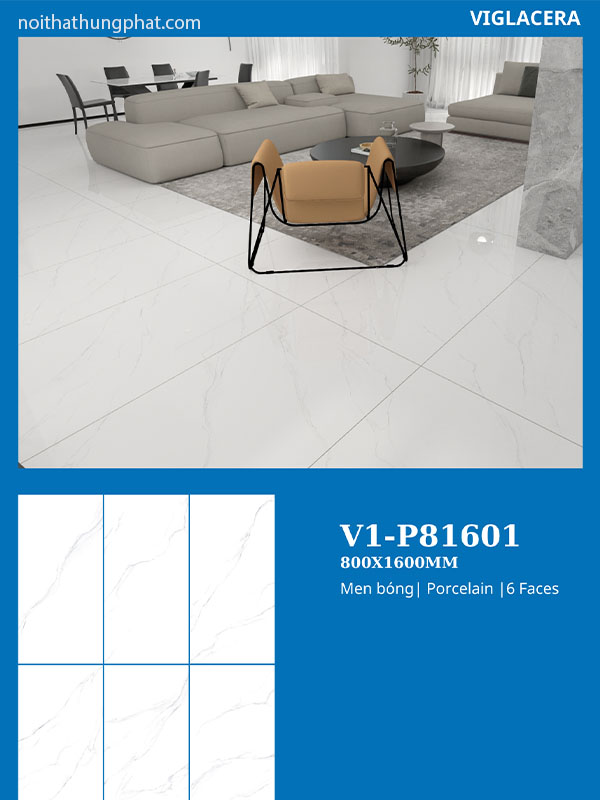 Phối cảnh gạch 80x160 Viglacera V1-P81601