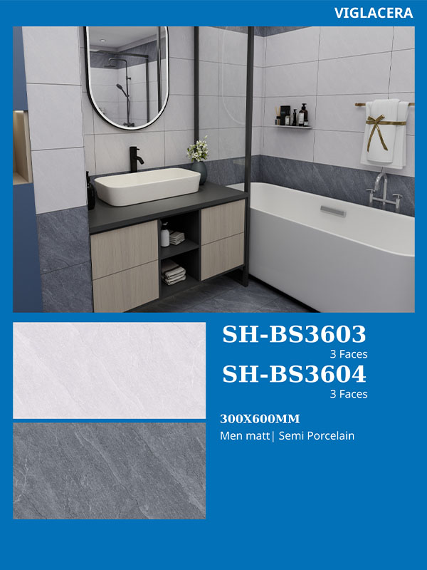 Phối cảnh gạch Viglacera 30x60 SH-BS3603-04