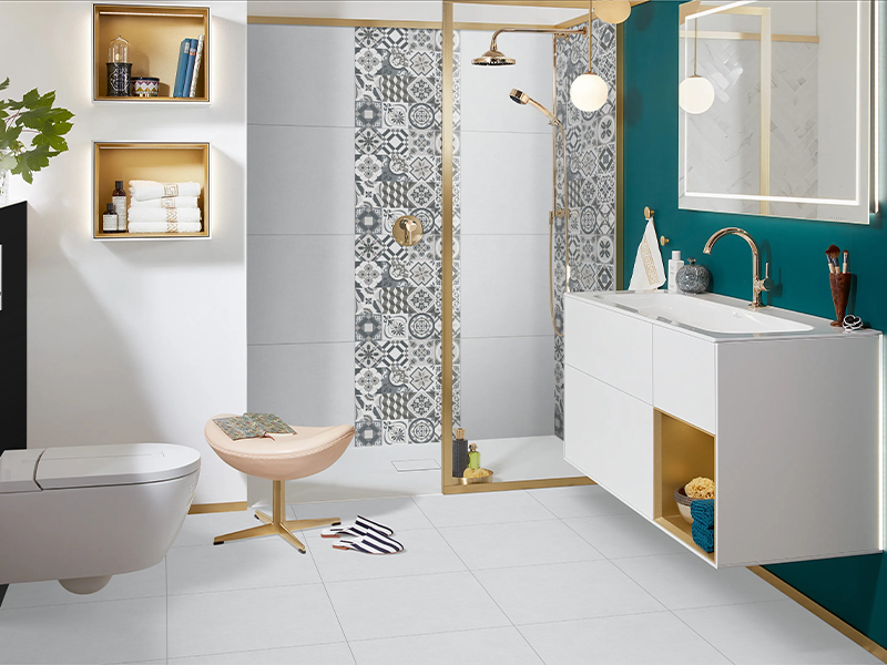 Phối cảnh gạch Thạch Bàn 60x60 mờ PGM60-0251