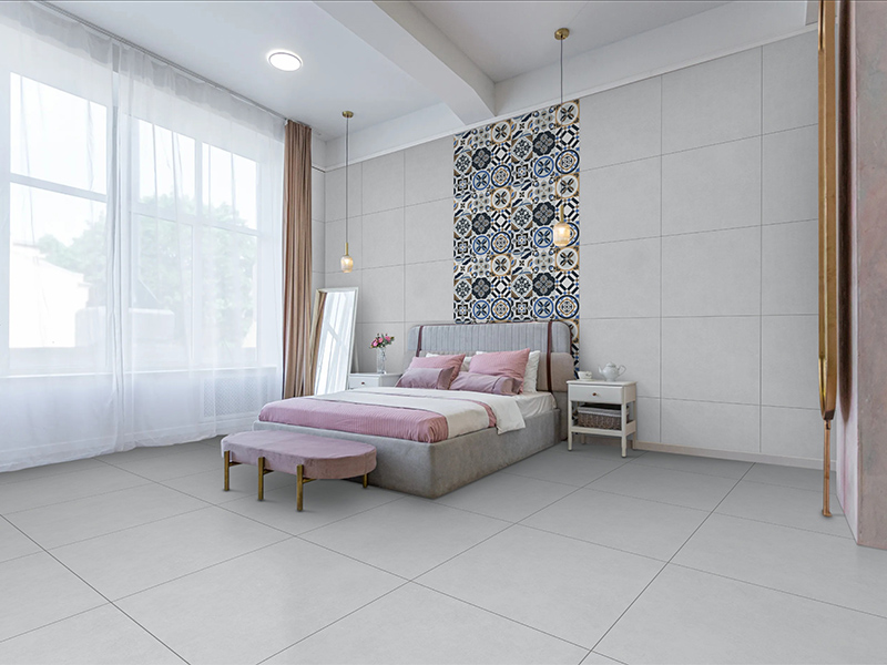 Phối cảnh gạch granite Thạch Bàn 60x60 mờ PGM60-0252