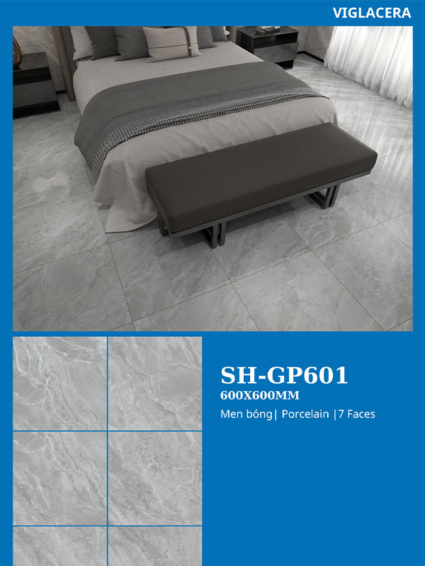 Phối cảnh gạch 60x60 Viglacera SH-GP601