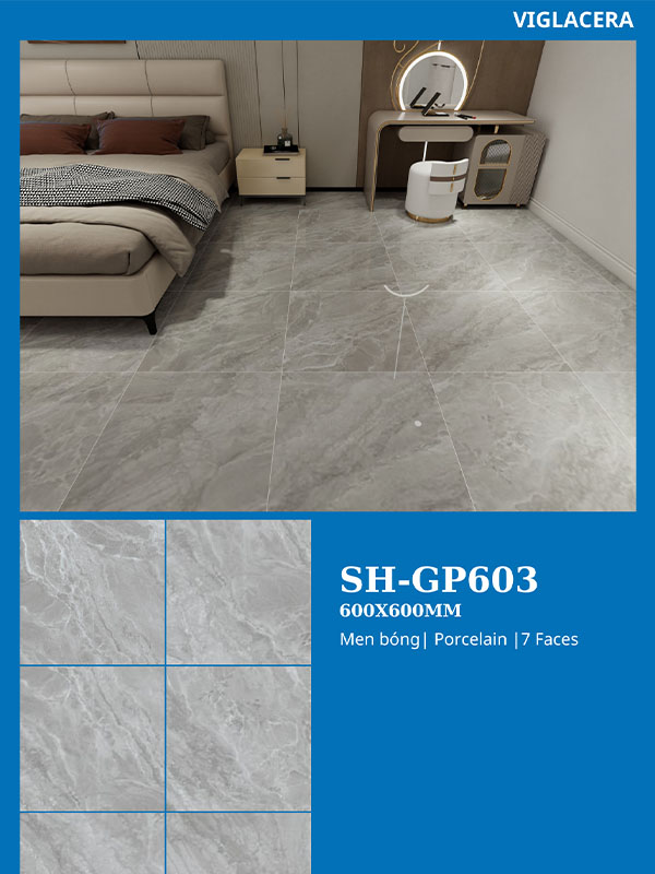 Phối cảnh gạch Viglacera 60x60 SH-GP603