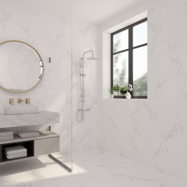 Phối cảnh gạch dán tường Granite Thạch Bàn 30x60 mờ PGM36-0225