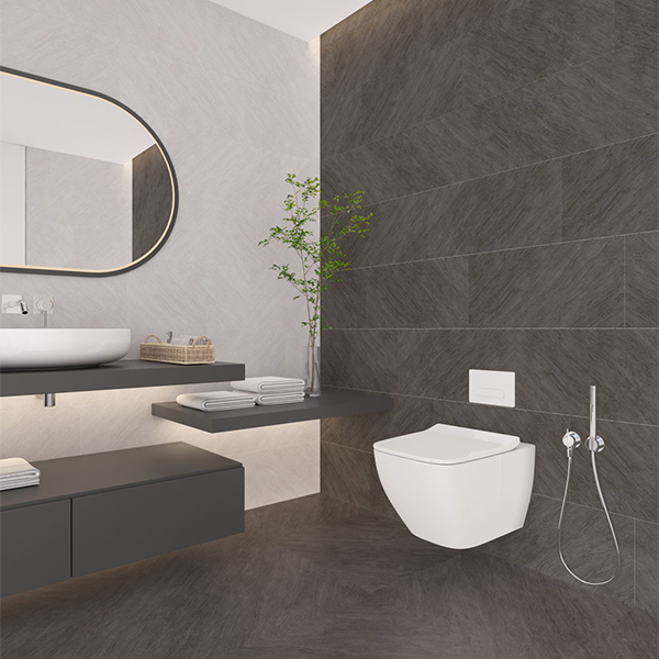 Phối cảnh gạch dán tường 30x60 mờ Thạch Bàn PGM36-0230