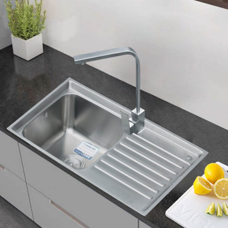 Chậu rửa chén inox cao cấp Toàn Mỹ TMS 78 giá rẻ chính hãng