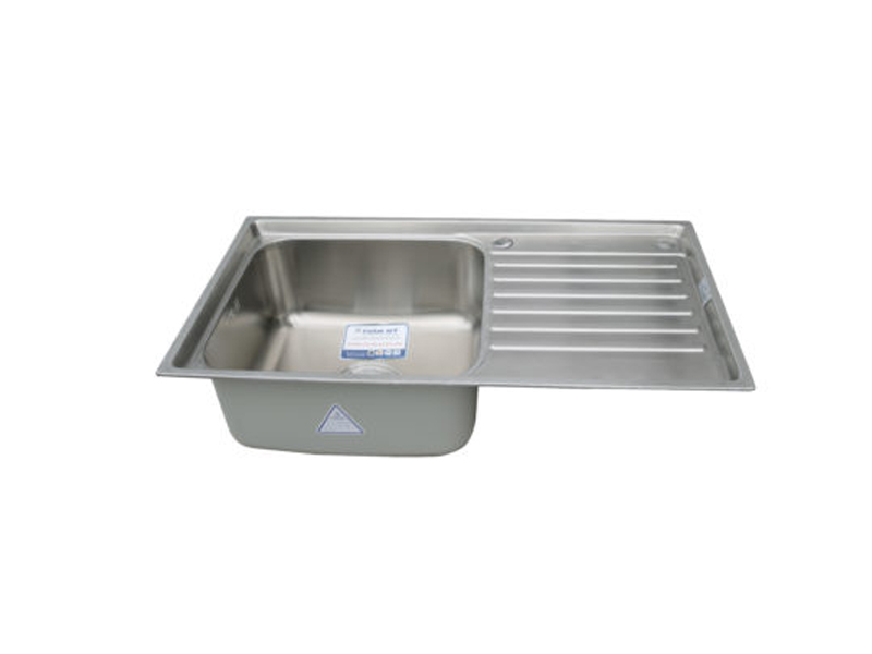 Chậu rửa chén inox cao cấp Toàn Mỹ TMS 78 được chế tác từ inox 304 bền bỉ, sở hữu lòng chậu sâu giúp hạn chế tối đa tình trạng văng nước ra bên ngoài