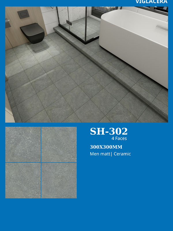 Phối cảnh gạch viglacera 30x30 SH302