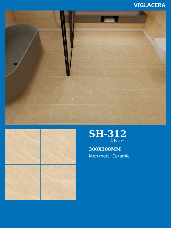 Phối cảnh gạch ốp lát Viglacera 30x30 SH312