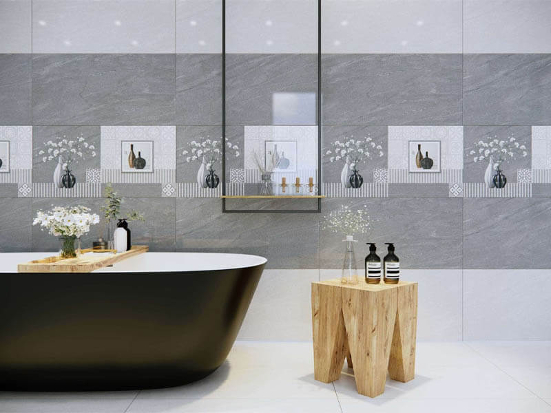 Phối cảnh ốp lát gạch Viglacera Ceramic Porcelain cao cấp mang phong cách sang trọng
