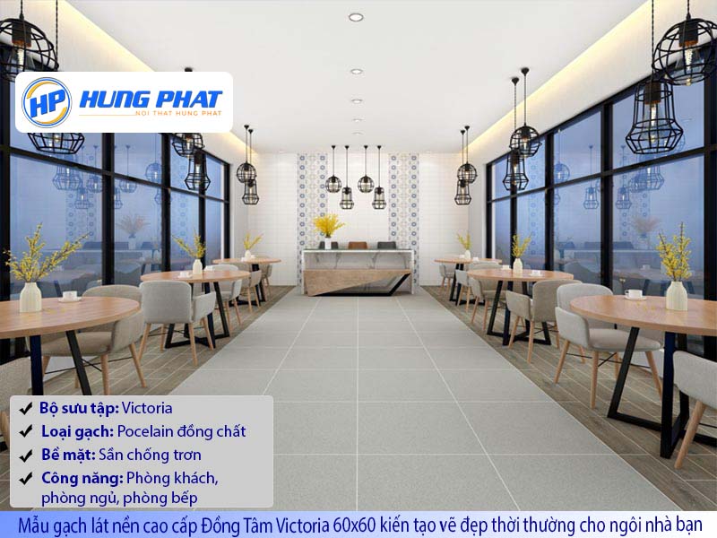 mẫu gạch Đồng Tâm 60x60 phòng khách đẹp