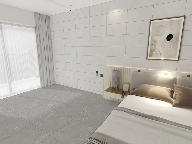 Phối cảnh gạch granite 60x60 bóng Thạch Bàn PGB60-0232