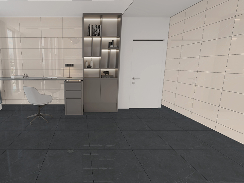 Phối cảnh gạch Thạch Bàn 60x60 bóng chống trầy xước PGB60-0234