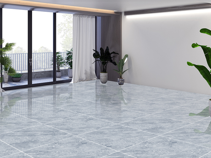 Phối cảnh gạch Granite lát nền Thạch Bàn 60x60 