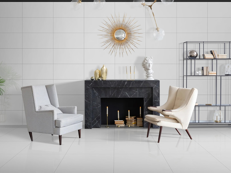 Phối cảnh gạch Thạch Bàn 60x60 bóng sáng PGB60-0807