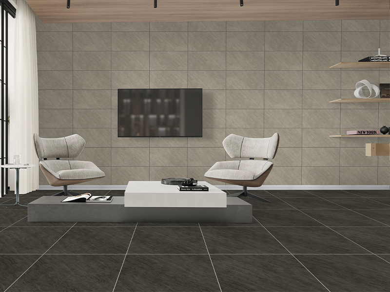 Phối cảnh gạch lát nền Thạch Bàn 60x60 mờ PGM60-0229